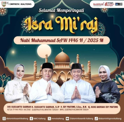 Selamat Memperingati Isra Mi'raj Nabi Muhammad SAW 1446 H / 2025 M